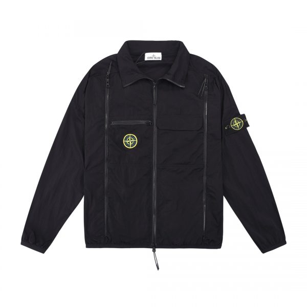 STONE ISLAND Jacket Nautical Compass Badge Logo Embroidery