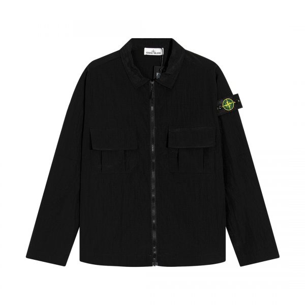 STONE ISLAND new sun protection jacket Black