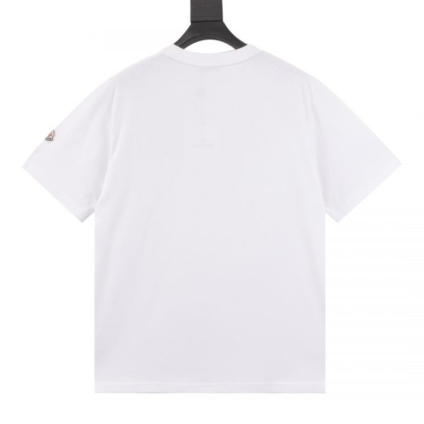 MONCLER Embroidered logo short-sleeved T-shirt - Image 5