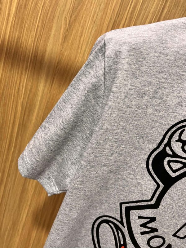 Moncler Mengkou 2022 spring and summer new original single men's round neck short-sleeved T-shirt is sold at the counter simultaneously, high-end customization, simple fashion and versatile - Image 9