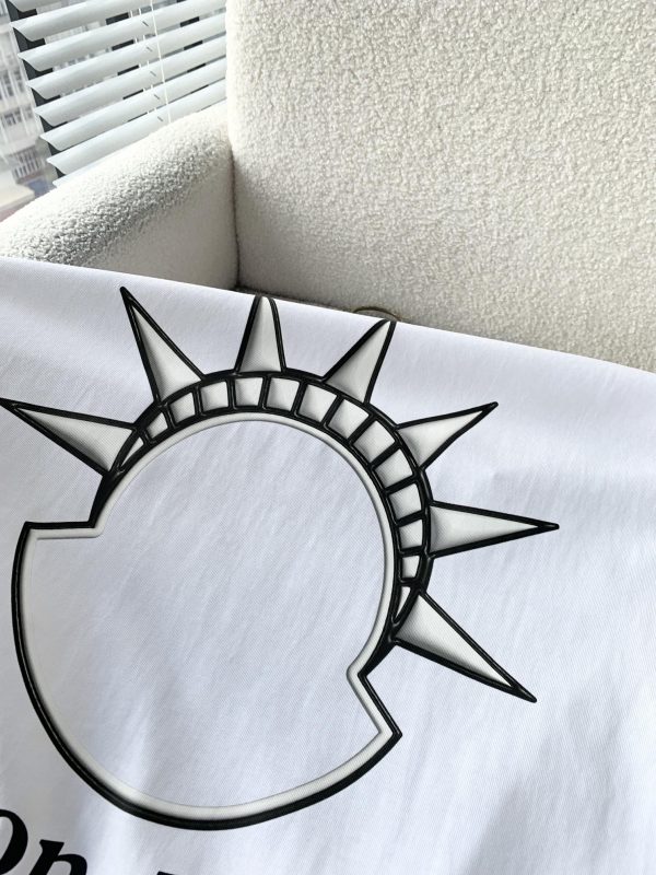 Moncler Mengjia 2023 spring and summer men and women same style ? couple models latest trade order short-sleeved T-shirt - Image 8