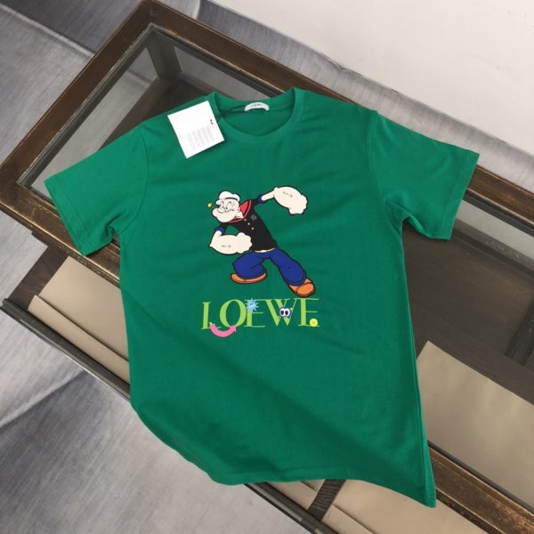 LOEWE 2023 new launch counter series cotton T-shirt! New design inspiration, very fashionable representative! Exquisite logo design