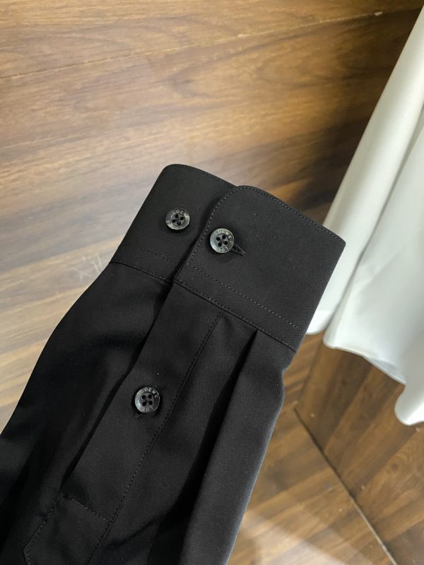 LOEWE 2023 early spring new product counter casual long-sleeved shirt! Perfectly embroidered logo text - Image 7