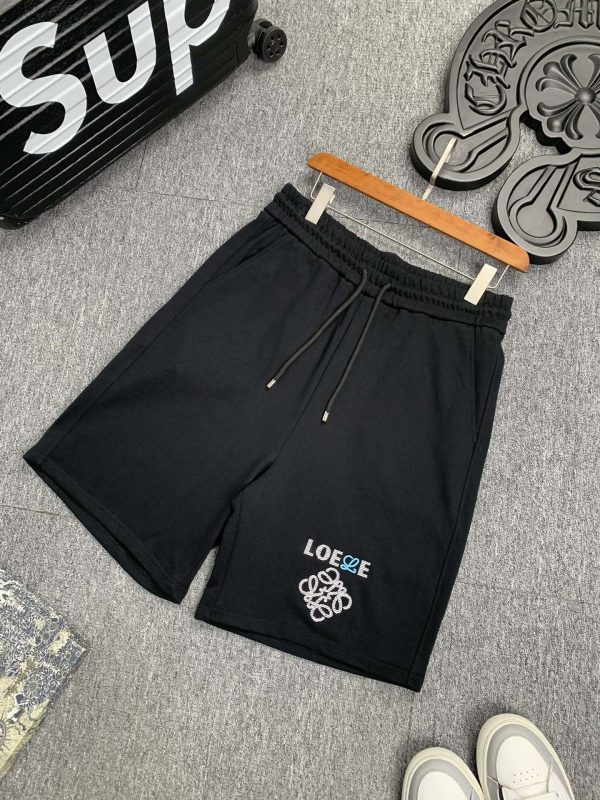 LOEWE 2023 autumn and winter new men's casual shorts, high-end custom pure cotton breathable fabric, breathable micro-elastic and extremely comfortable