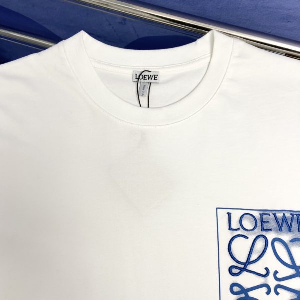 Loewe 23SS False Pocket Embroidered Design Short Sleeve T-Shirt - Image 12