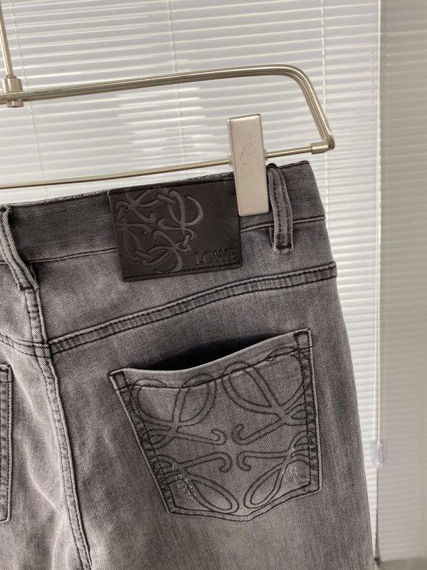 LOEWE jeans 2023ss spring and summer latest high-end hot style jeans super customized original hardware super heavy craft - Image 10