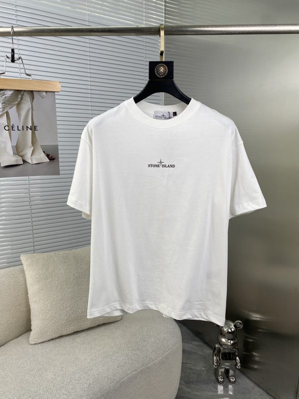 STONE ISLAND Stone Island 2023ss spring and summer high-quality 260g Gucci double yarn tide brand cotton T-shirt, handicraft grade - Image 4
