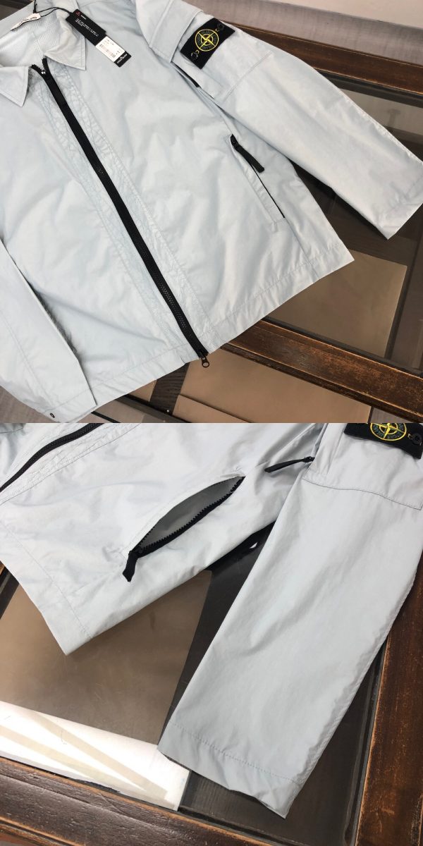 STONE ISLAND Stone Island official website of the same style, a light jacket, the lining of the fabric has been specially treated! Excellent upper body effect - Image 6