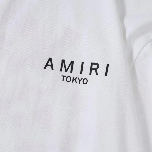 Amiri 22 New Japan Tokyo Limited Bone Print Short Sleeves - Image 5