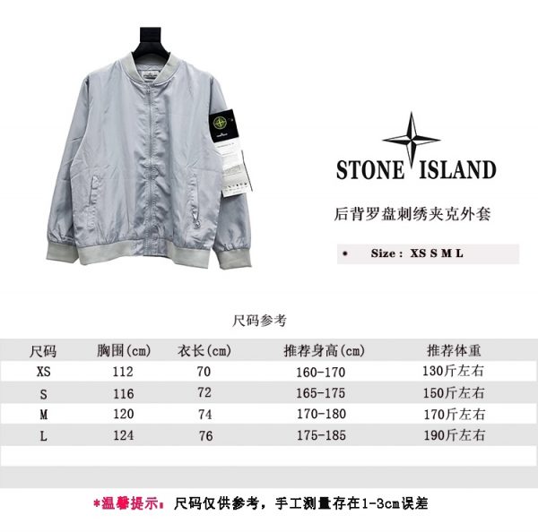 STONE ISLAND/Stone Island 22FW back compass embroidered jacket jacket Exclusive custom accessories and exclusive packaging This fabric has the most natural wrinkle