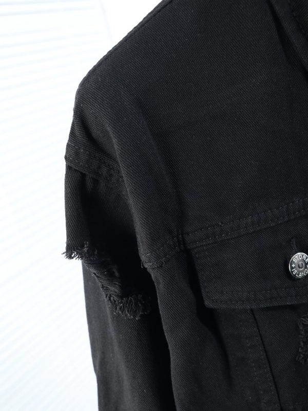 Stone island 2022 autumn and winter counter latest denim jacket ? Original three-dimensional tailoring design Denim denim fabric for customer - Image 6