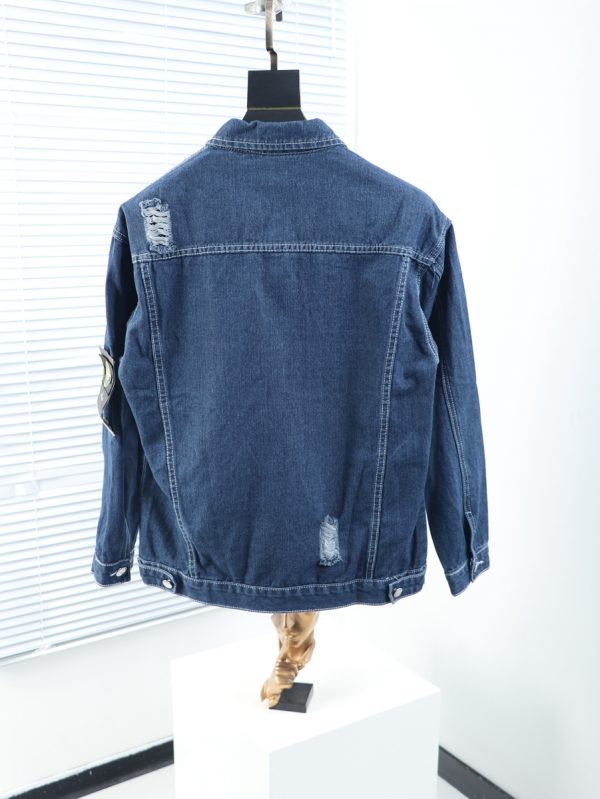 Stone island 2022 autumn and winter counter latest denim jacket ? Original three-dimensional tailoring design Denim denim fabric for customer - Image 9
