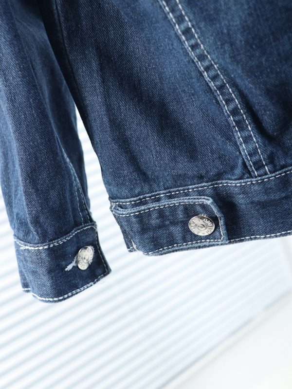 Stone island 2022 autumn and winter counter latest denim jacket ? Original three-dimensional tailoring design Denim denim fabric for customer - Image 10