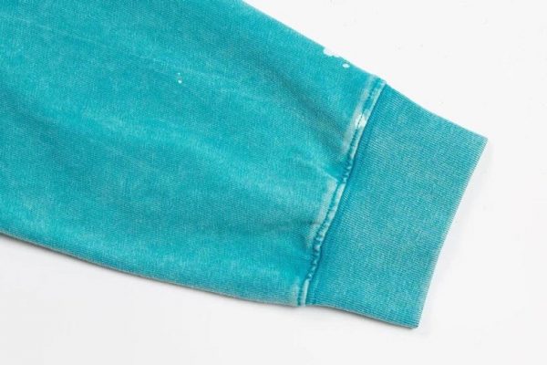 STONE ISLAND Stone Island, 22SS latest autumn and winter new splash-ink tie-dye T-shirt, the most high-end T-shirt series of Stone Island, featuring decolorization OVD treatment - Image 8