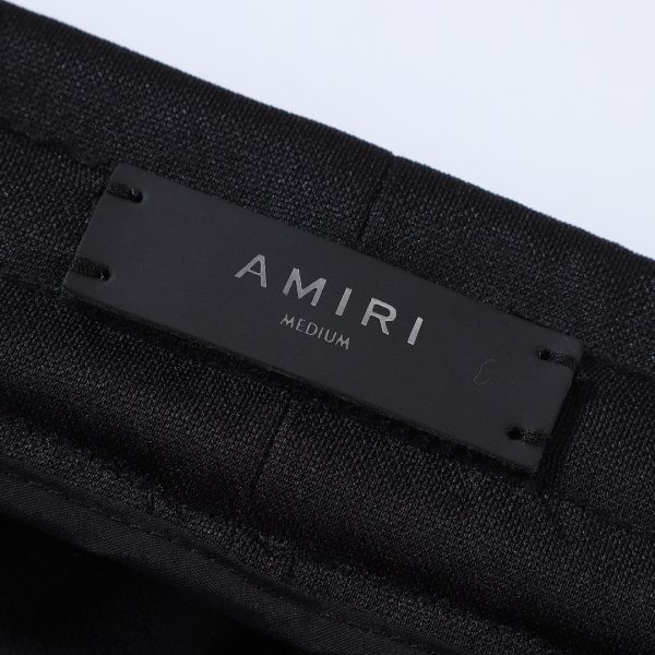 Amiri 23SS new black and white color matching sports suit trousers - Image 9