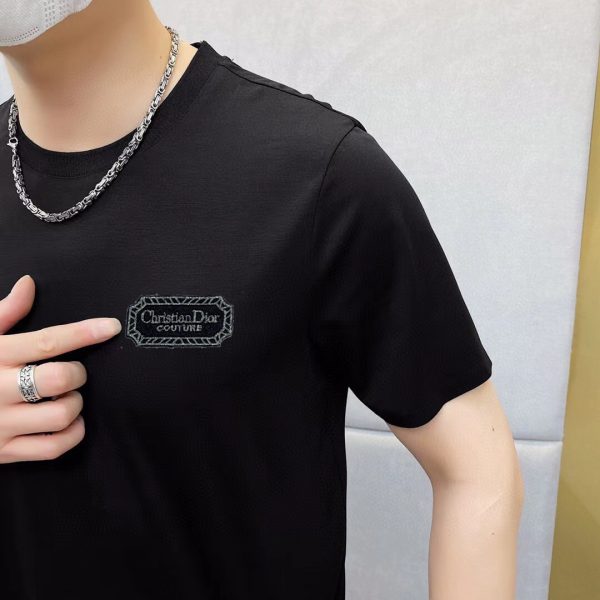 [DIOR] (Fat Gospel) 2023 official website with the same style. World famous luxury brand. Summer men (double mercerized) high quality - Image 7