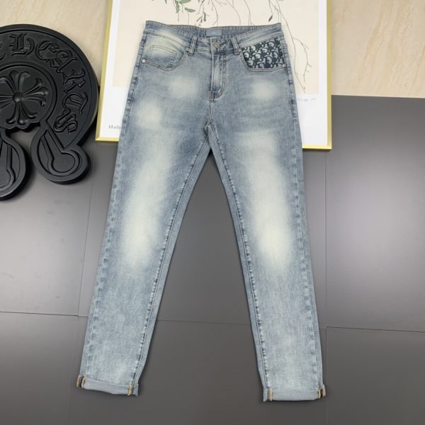 Dior 2023 spring and summer new denim products, high-quality original orders, heavy-duty washed jeans