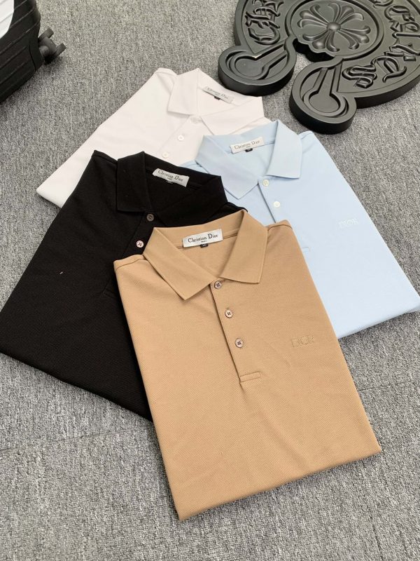 Dior 2023ss spring and summer high-quality lapel short-sleeved T-shirt, top original quality, the latest technical requirements