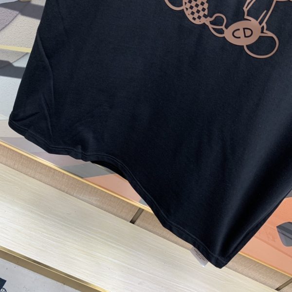 Dior 2023ss spring and summer boutique short-sleeved T-shirt High-end quality Customized top long-staple cotton fabrics, made by top manufacturers, fashion big-name heavy-handcraft logo design - Image 9