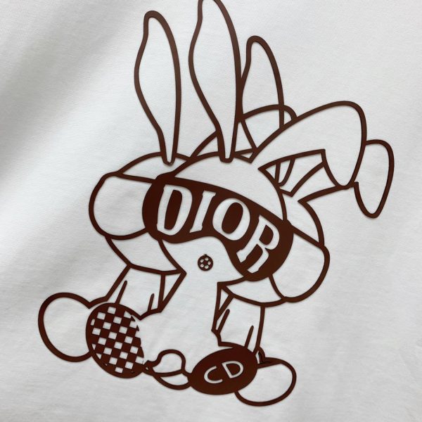 Dior 2023ss spring and summer boutique short-sleeved T-shirt High-end quality Customized top long-staple cotton fabrics, made by top manufacturers, fashion big-name heavy-handcraft logo design - Image 14
