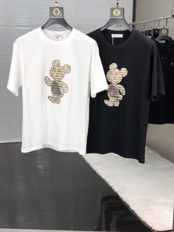 Dior 2023SS spring and summer new short-sleeved T-shirt, available at counters at the same time, imported pure cotton fabric for customers, comfortable and breathable - Image 4