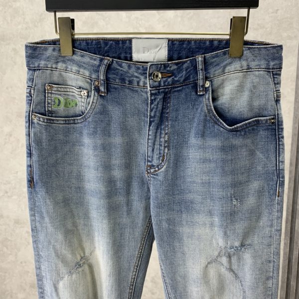 Dior 2023ss spring and summer new jeans. Original order 1:1 production, the perfect choice for daily necessities, simple and stylish yet stylish - Image 4