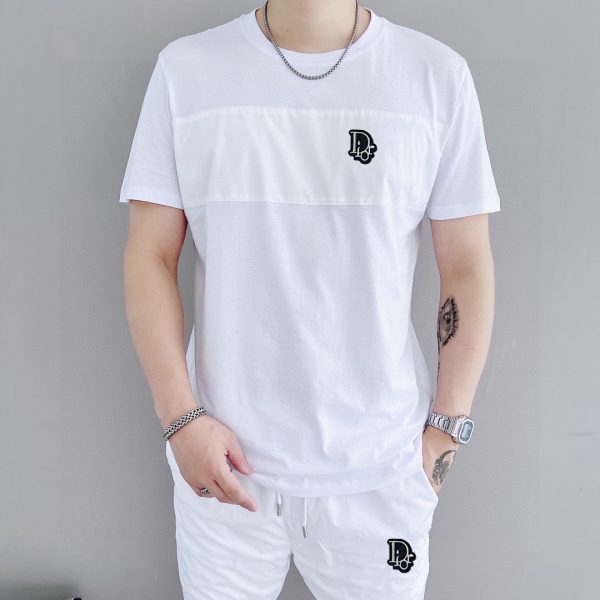 [DIOR] 2023 official website with the same style. World-renowned luxury brand. Summer men's short-sleeved suit, high quality - Image 8