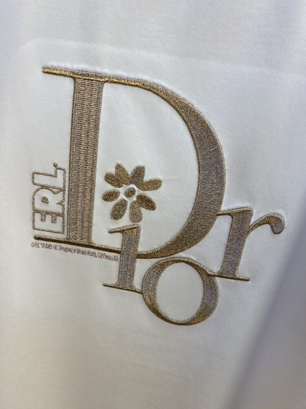 Dior ss new letter Dior by ERL embroidered letter short-sleeved T-shirt, the same as ZG, this T-shirt comes from the DIOR BY ERL exclusive joint series - Image 7