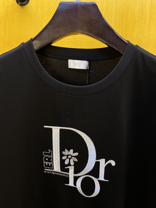 Dior ss new letter Dior by ERL embroidered letter short-sleeved T-shirt, the same as ZG, this T-shirt comes from the DIOR BY ERL exclusive joint series - Image 13