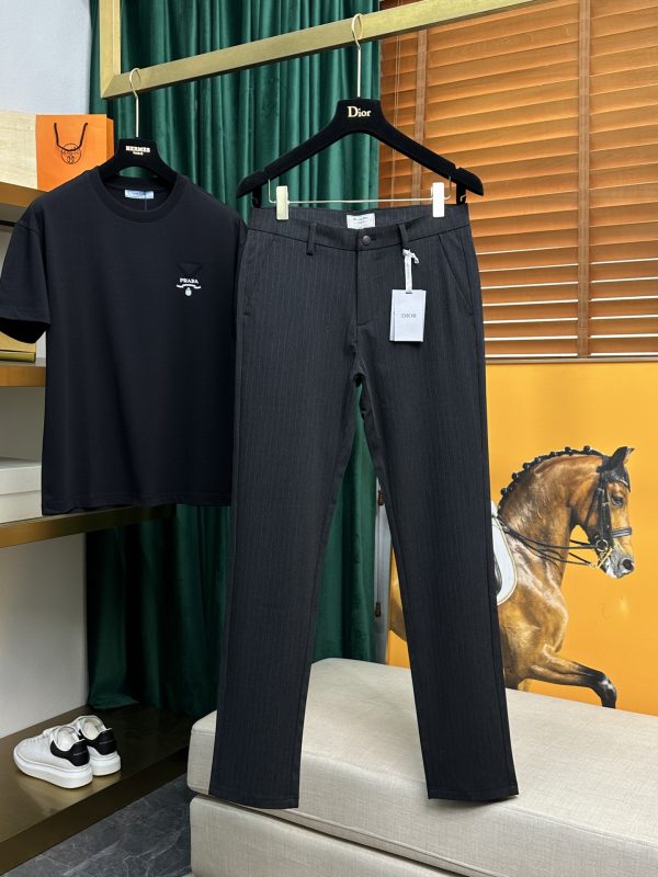 DIOR new spring and summer products: original men's fashion business casual trousers, foreign goods from trading companies, orders from HK counters through the same channel, high-end heavyweight products