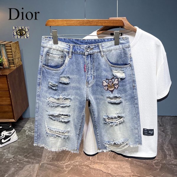Dior 2023ss spring and summer new jeans shorts. Original order 1:1 production, the perfect choice for daily necessities, simple and stylish yet stylish