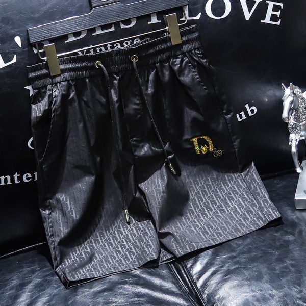 Brand [DIOR] 23ss spring and summer new men's fashion casual shorts high-quality custom original fabric - Image 3