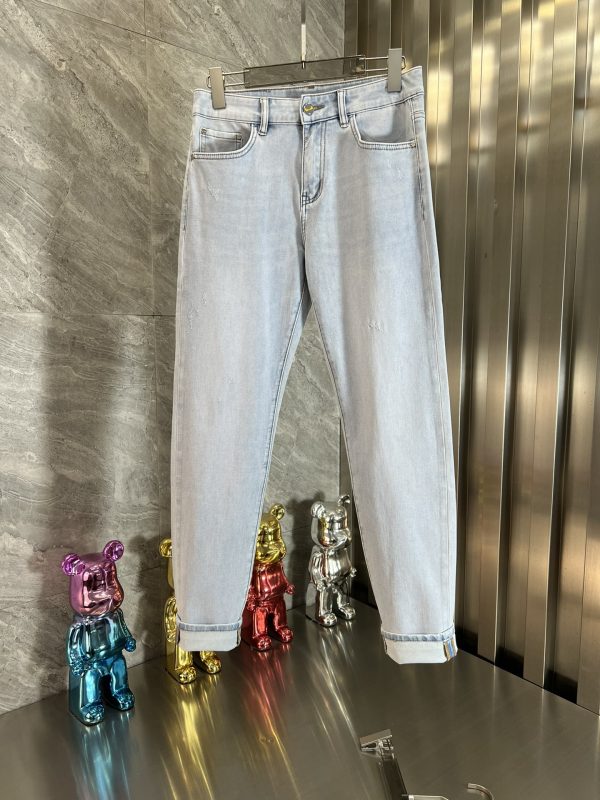 Fendi/ spring and summer new products, three standard complete, micro-elastic jeans, good products, no need to introduce too much, see details - Image 9