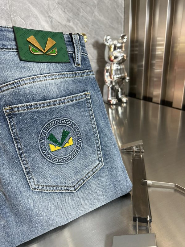 Fendi/Fendi Spring and Summer New Products Three Standards Complete Micro-elastic Jeans Good products don’t need too much introduction, see details - Image 10