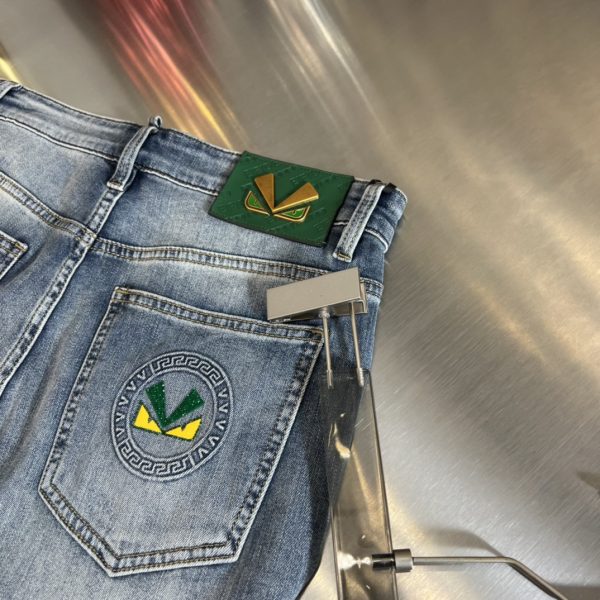 Fendi/Fendi Spring and Summer New Products Three Standards Complete Micro-elastic Jeans Good products don’t need too much introduction, see details - Image 3