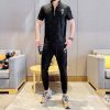 [FENDI] Fat Gospel 2023 official website with the same style. World famous luxury brand. Summer men's short-sleeved suit