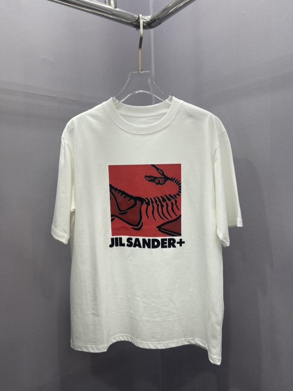 Archeopteryx co-branded jil sander2023 spring and summer new style new special craft three-dimensional design feel super good fabric 300g double yarn 32 weaving men and women same size SMLXL