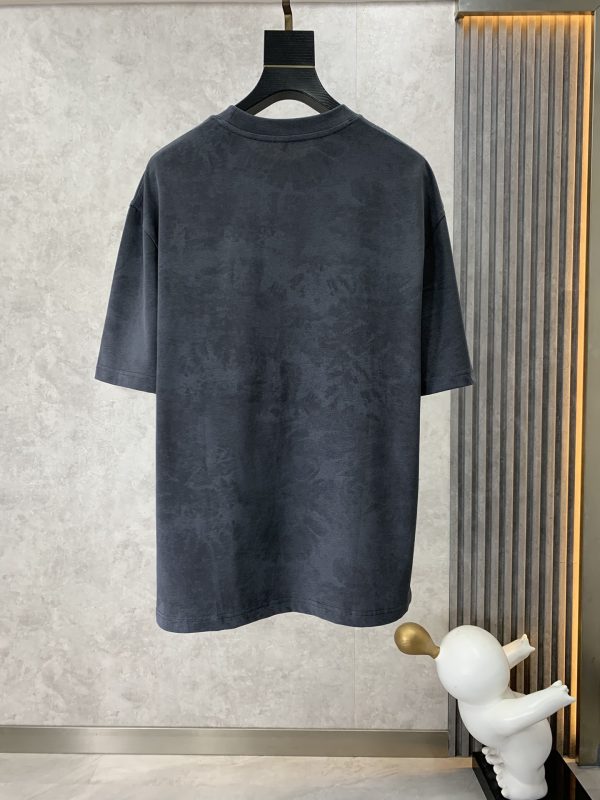 JIL Sander 2023 summer new drop-shoulder profile short-sleeved T-shirt, jacquard logo on the chassis, imported machine blessing, embroidery is exquisite and three-dimensional - Image 8