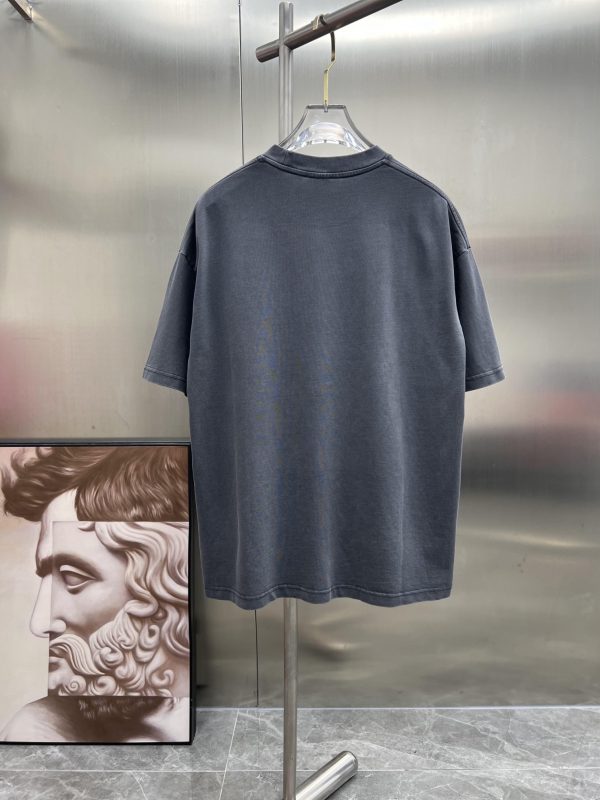 JIL SANDER Glue Epoxy Process Heavy Industry Wash 290g Round Neck Short Sleeve T-Shirt OS Version S-XL - Image 9