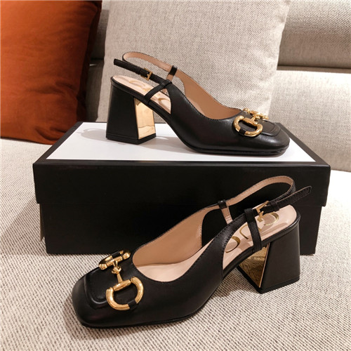 gucci horsebit heel shoes