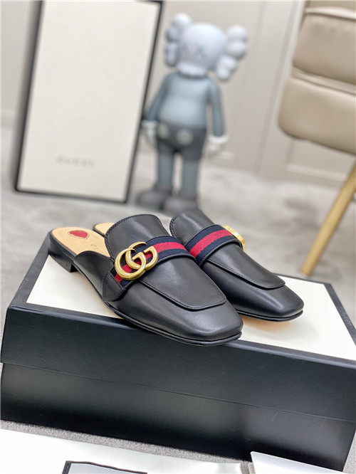 gucci GG buckle slippers