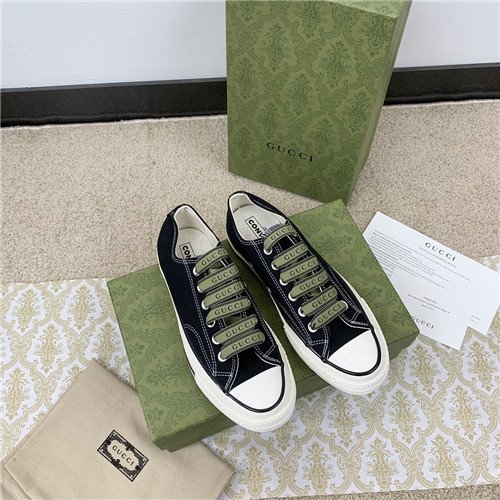 gucci canvas sneakers womens