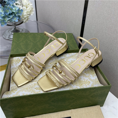 gucci braided strap sandals