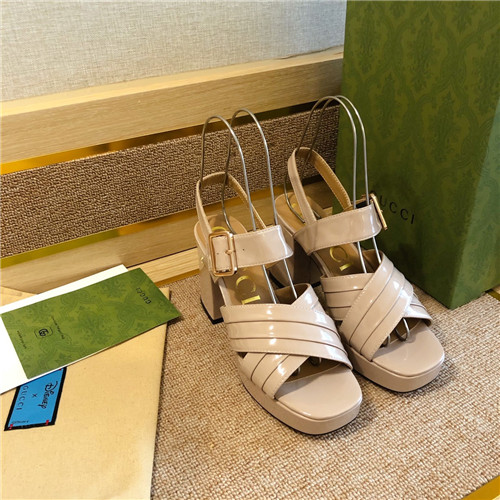 gucci block heel sandals women