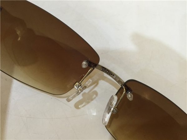 Cartier 3524012 Black Cattle Horn Eyeglasses In Silver - Image 5