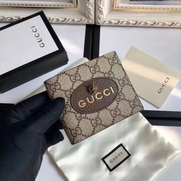 Gucci GG Supreme Neo Vintage Wallet - Image 5