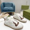 Gucci (MAC80) men's and women's shoes off-white full-grain calfskin