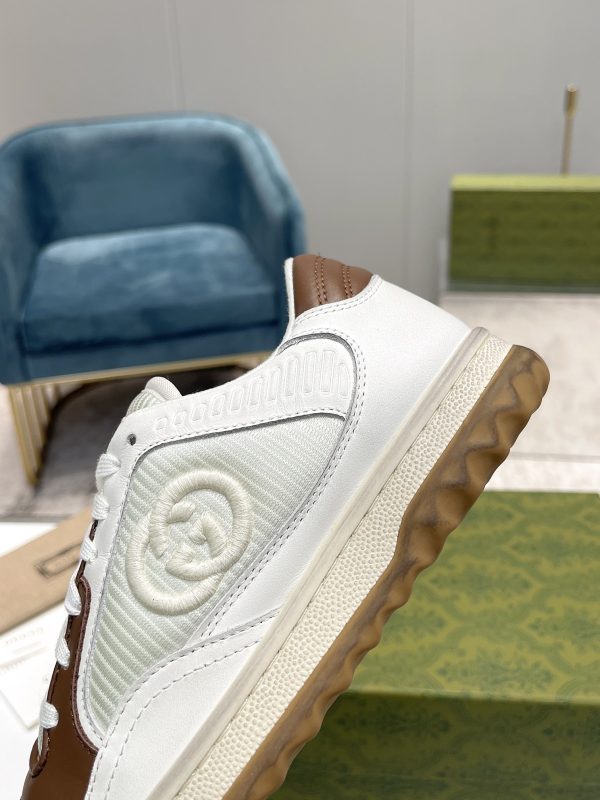 Gucci (MAC80) men's and women's shoes off-white full-grain calfskin - Image 8