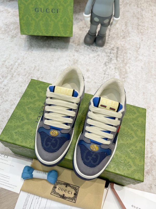 Newly upgraded Gucci dirty shoes for couples GG series distressed and casual E - Image 3