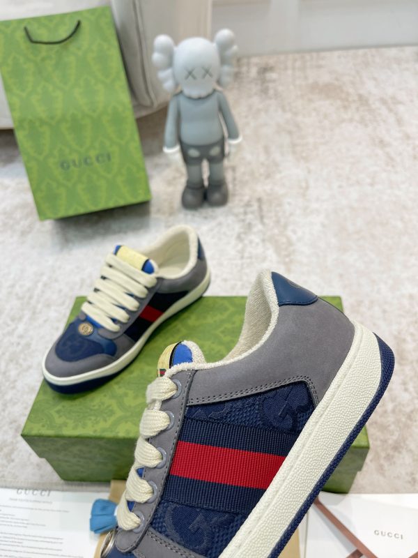 Newly upgraded Gucci dirty shoes for couples GG series distressed and casual E - Image 7